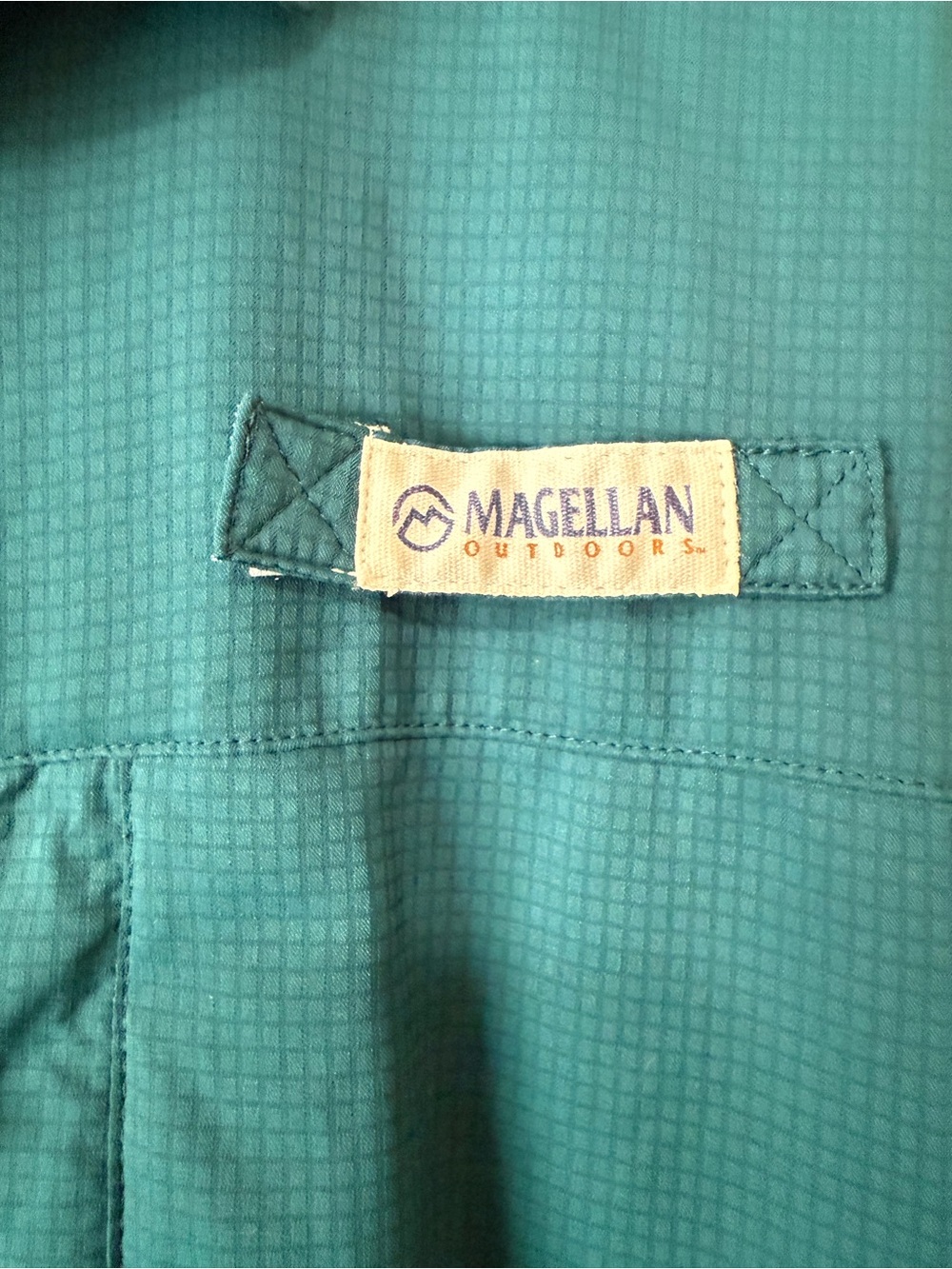 Magellan Outdoors Men's Teal Lightweight Button-Front Shirt Jacket - Picture 4 of 4